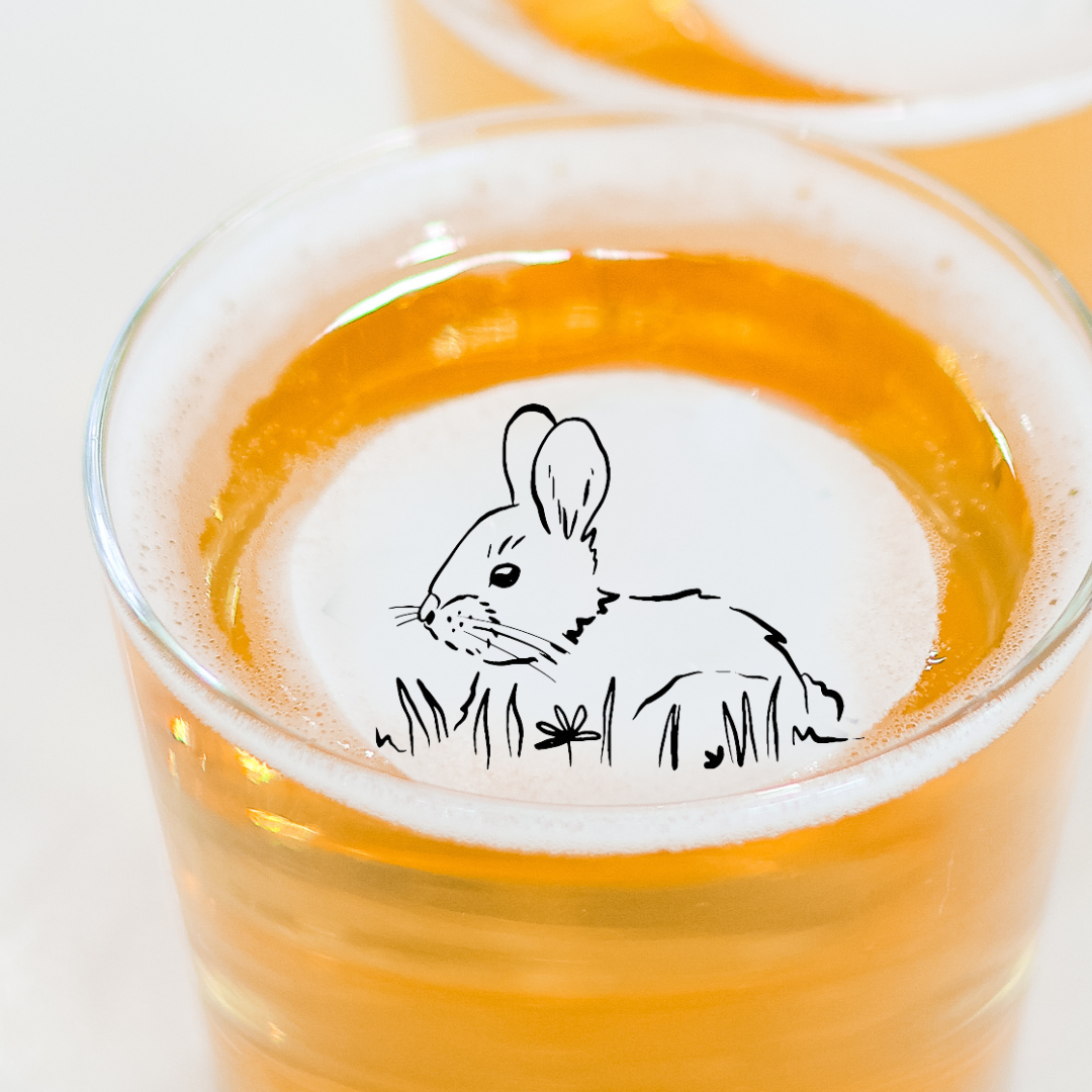 50 Edible Easter Day Cocktail Toppers, 50 Edible Holiday Easter Beverage Drink Garnish