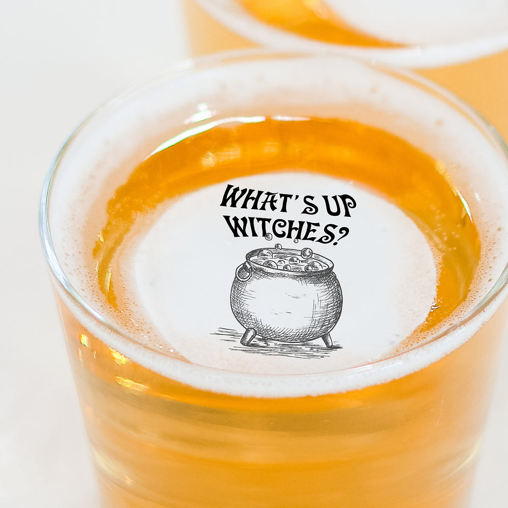 What's Up Witches Halloween Toppers - 50 Edible Cocktail Garnish