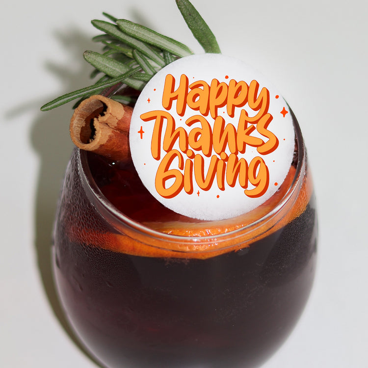Thanksgiving Edible Cocktail Toppers