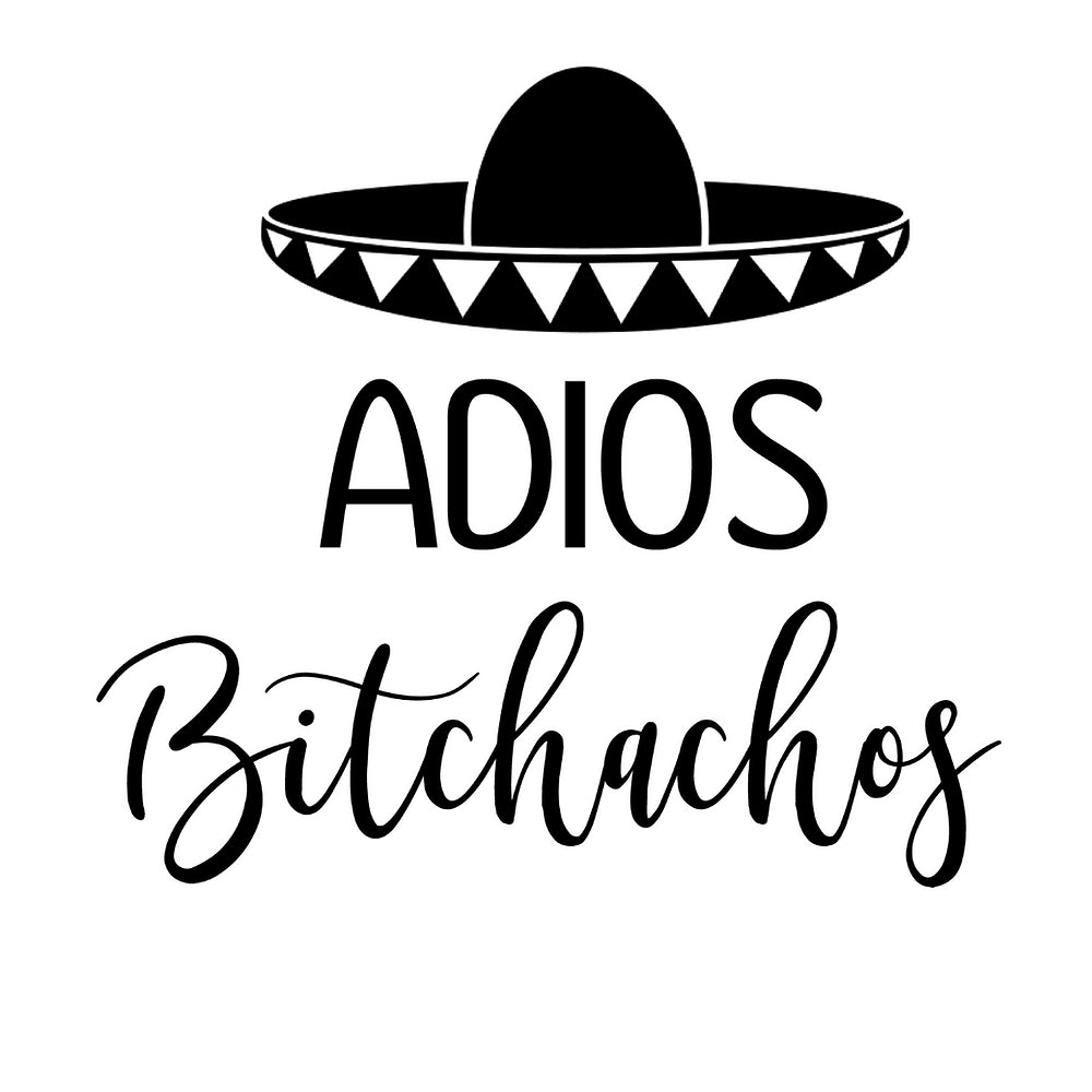 50 Edible Adios Bitchachos Toppers, 50 Edible Thanksgiving Beverage Drink Garnish