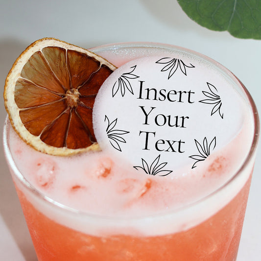 Wedding Personalized Cocktail Toppers - 50 Count Wedding Cocktail Garnishes